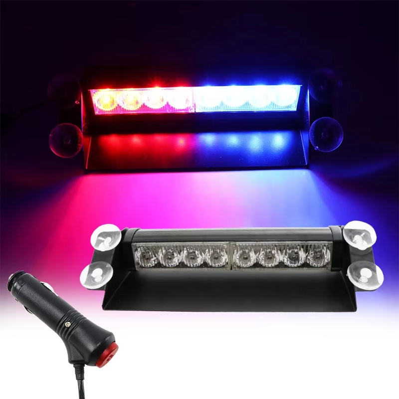 8 LED Universal Car Strobe Lig - Sos Light Strobe のレビューと価格