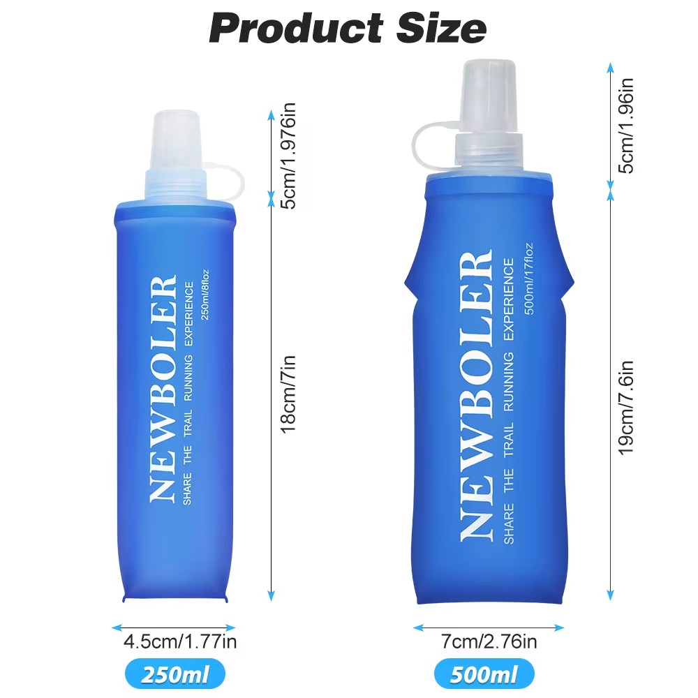 NEWBOLER 250ml/500ml Outdoor C - Water Bag Collapsible のレビューと価格