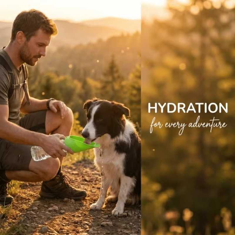 Dog cat Travel Water Bottle  P - Water Bag Collapsible のレビューと価格