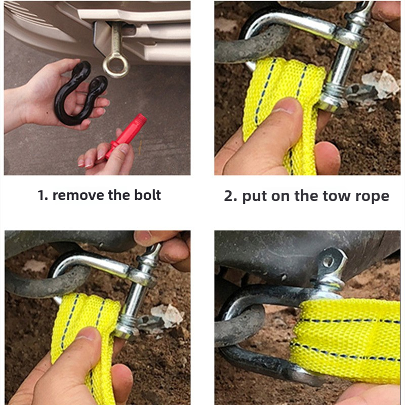 Car Trailer Rope Off Road Pull - Rescue Rope Throw のレビューと価格