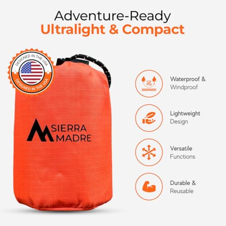 Emergency Sleeping Bag Ultrali - Emergency Mylar Tent のレビューと価格